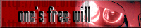 one's�@free�@will